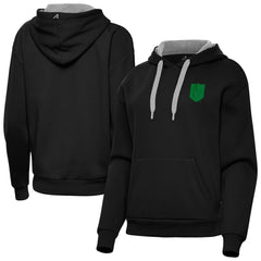 Vegas Golden Knights Antigua Women's St. Patrick's Day Victory Pullover Hoodie - Black - NHL 202635238