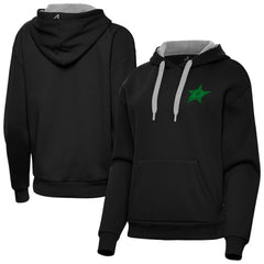 Dallas Stars Antigua Women's St. Patrick's Day Victory Pullover Hoodie - Black - NHL 202635247