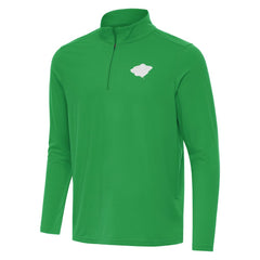 Minnesota Wild Antigua St. Patrick Intent Quarter-Zip Pullover Top - Kelly Green - NHL 202635307