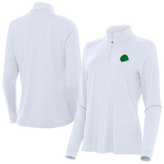 Chicago Blackhawks Antigua Women's St. Patrick's Day Intent Quarter-Zip Performance Pullover - White - NHL 202635349