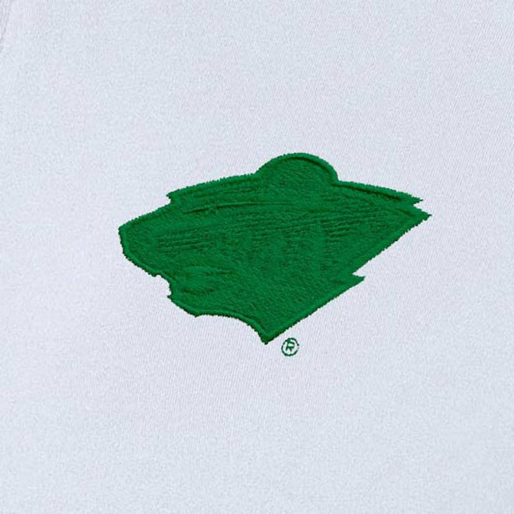 Minnesota Wild Antigua Women's St. Patrick's Day Intent Quarter-Zip Performance Pullover - White - NHL 202635358