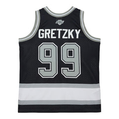 Wayne Gretzky Los Angeles Kings Mitchell & Ness Unisex Maxxed Out Fashion Basketball Jersey - Black - NHL 202635610