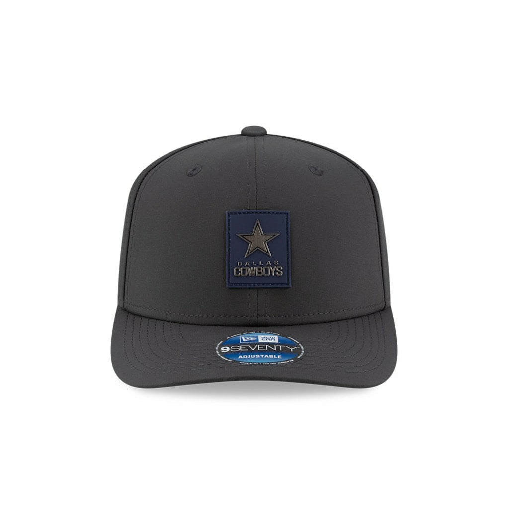 Dallas Cowboys New Era 2025 Sideline Cold Weather 9SEVENTY Adjustable Hat Charcoal