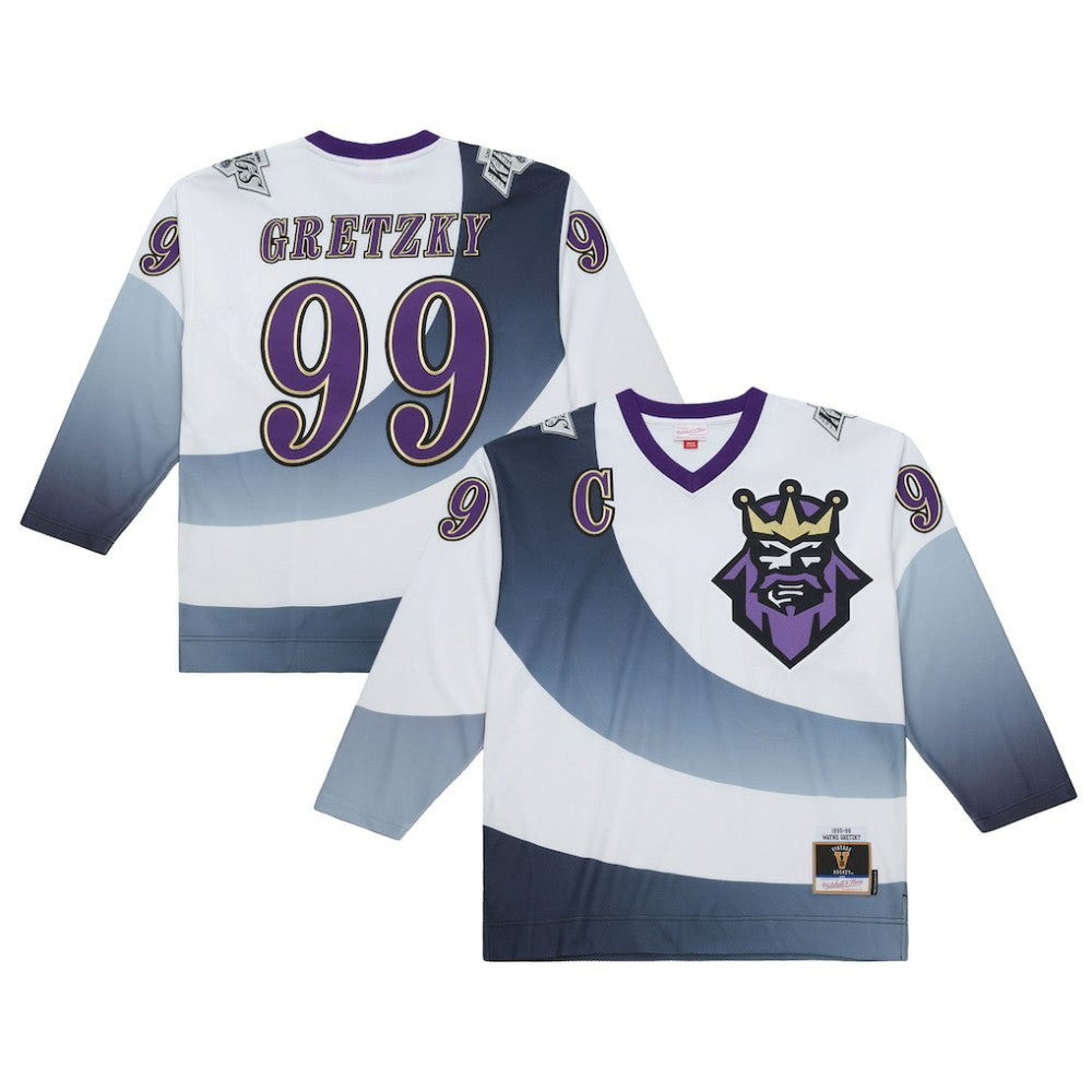 Wayne Gretzky Los Angeles Kings Mitchell & Ness 1995-96 Power Play Jersey - White - NHL 202640350