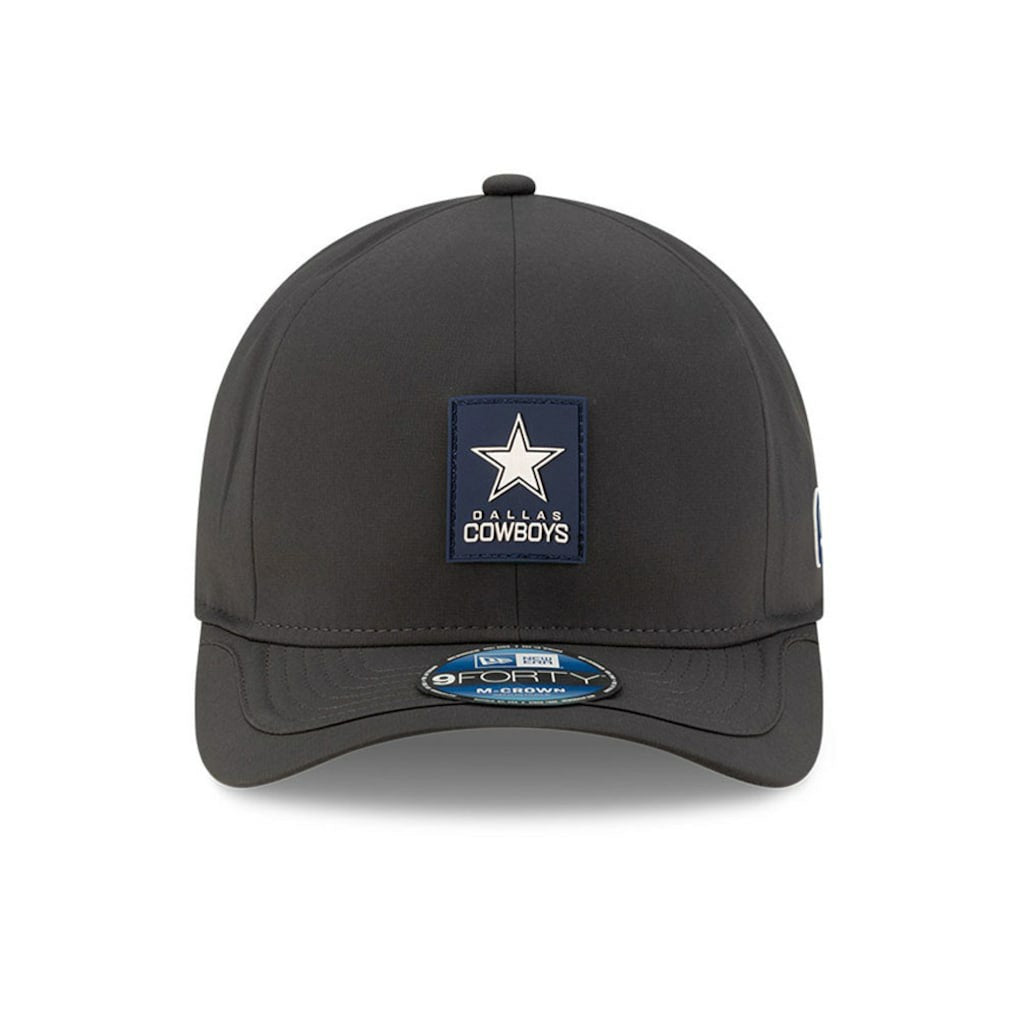 Dallas Cowboys New Era 2025 Sideline Cold Weather 9FORTY M-Crown Adjustable Hat Charcoal