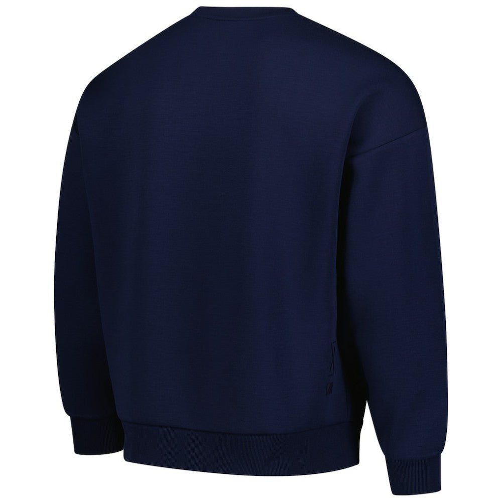 USMNT Levelwear Luxe Signature Lineage Tri-Blend Pullover Sweatshirt Navy