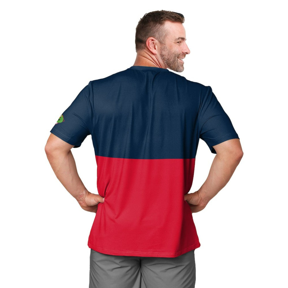 Boston Red Sox FOCO Big Logo Mascot T-Shirt - Navy/Red - MLB on Sale