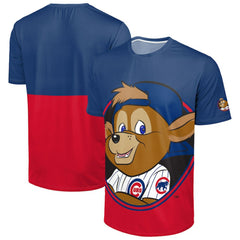 Chicago Cubs FOCO Big Logo Mascot T-Shirt - Royal/Red - MLB Sale
