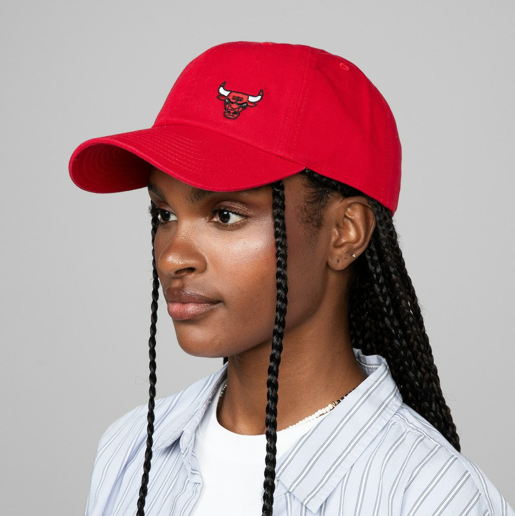Chicago Bulls Women's Micro Lefty Adjustable Hat Red | Mitchell & Ness for sale