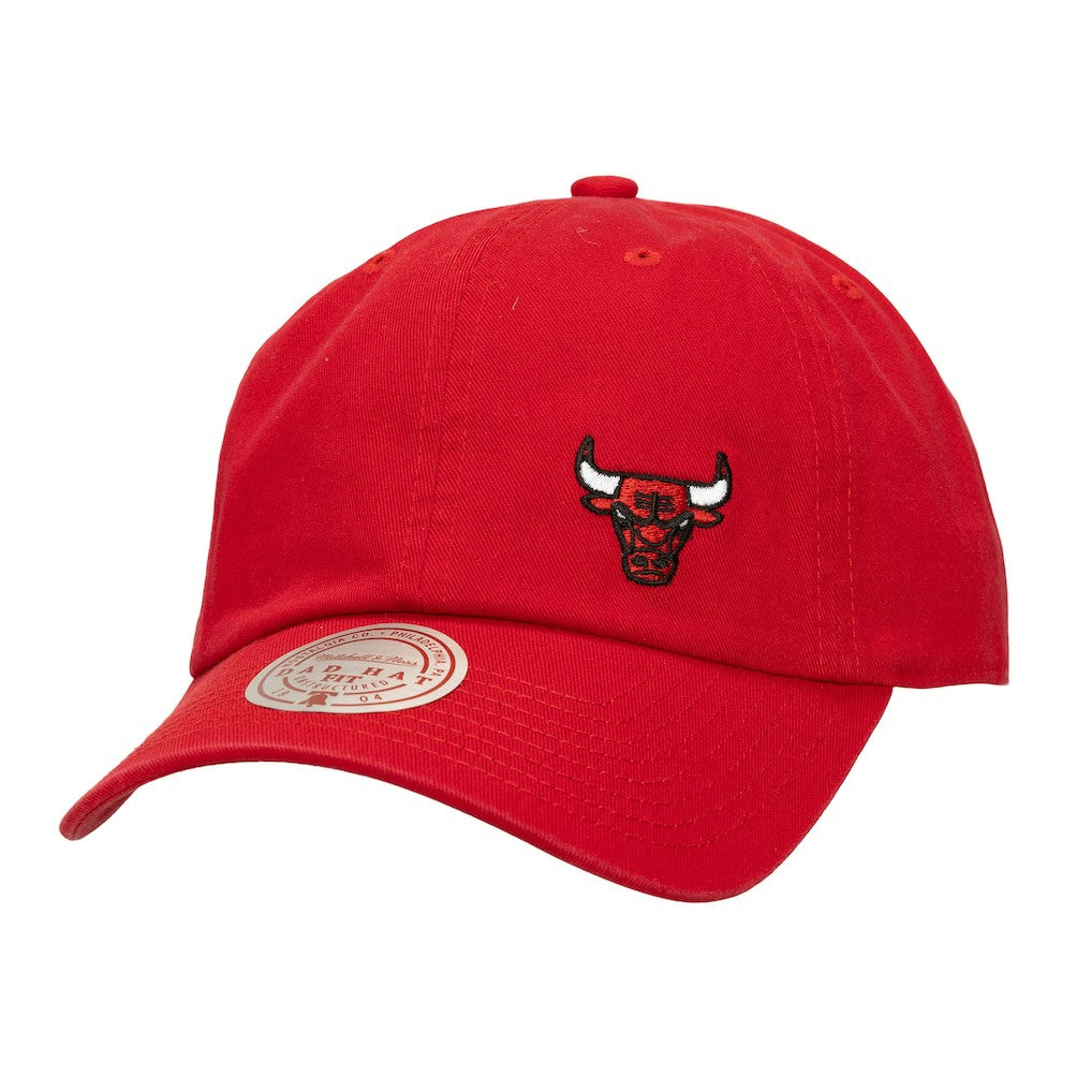 Chicago Bulls Women's Micro Lefty Adjustable Hat Red | Mitchell & Ness for sale