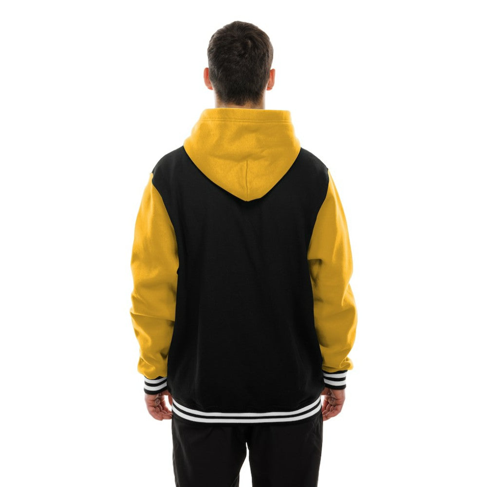 Boston Bruins New Era Full-Snap Fleece Hoodie Jacket - Black/Gold - NHL 202641094
