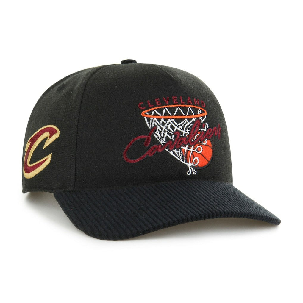 Cleveland Cavaliers '47 Nothing But Net Hitch Adjustable Hat for sale Black | 47 brand Lifestyle