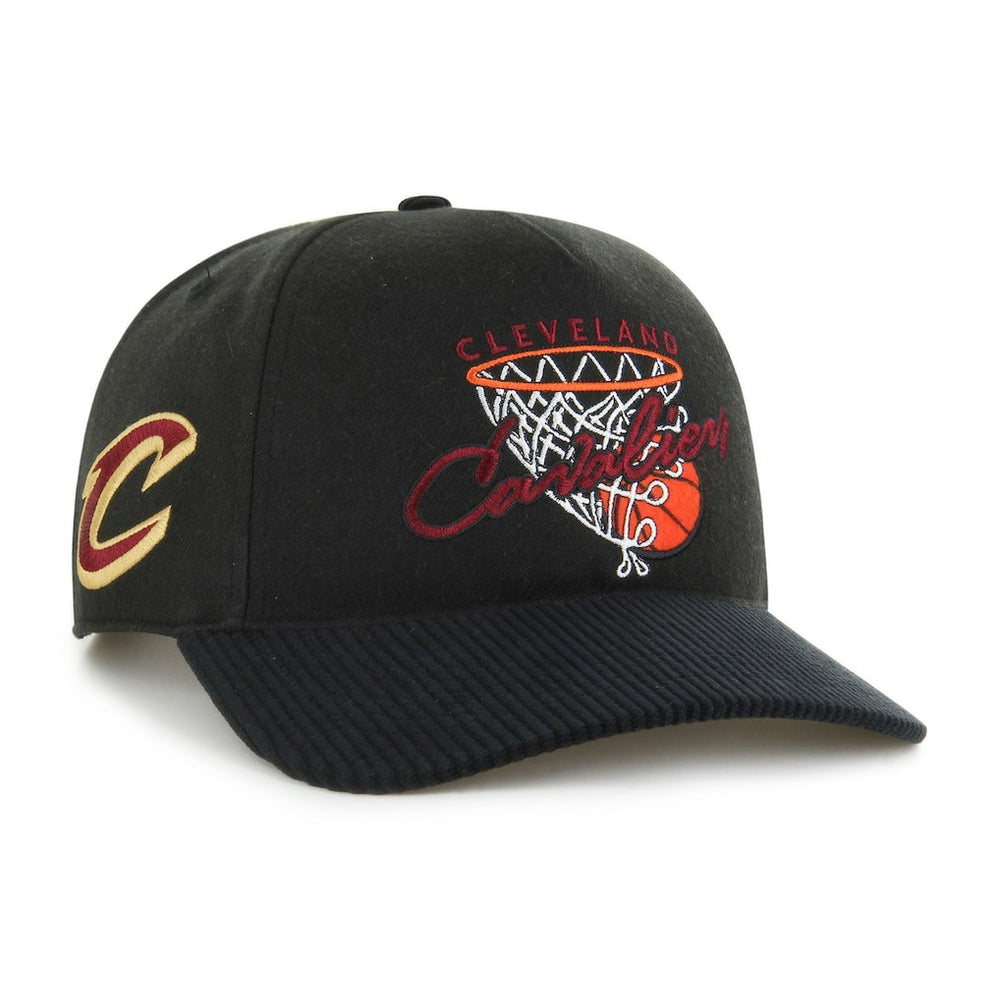 Cleveland Cavaliers '47 Nothing But Net Hitch Adjustable Hat for sale Black | 47 brand Lifestyle