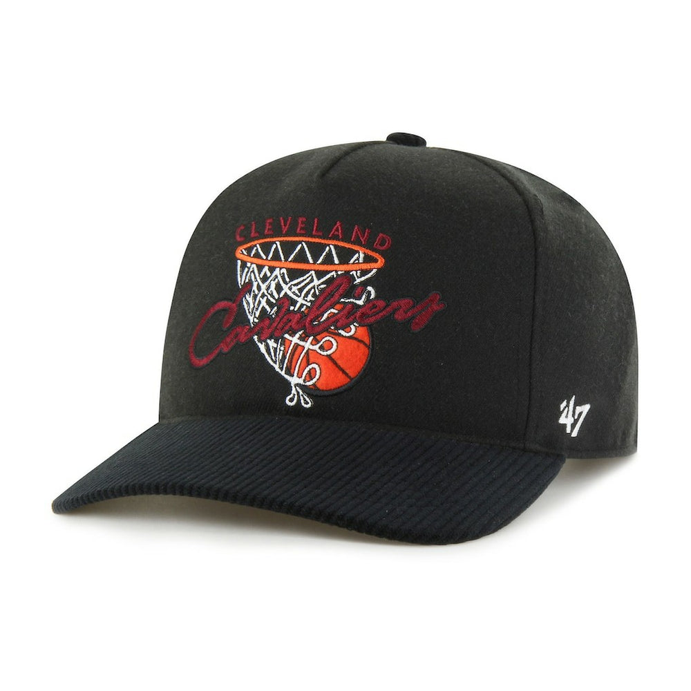 Cleveland Cavaliers '47 Nothing But Net Hitch Adjustable Hat for sale Black | 47 brand Lifestyle