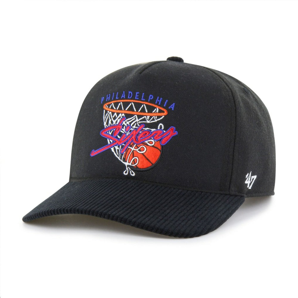 Philadelphia 76ers '47 Nothing But Net Hitch Adjustable Hat Black | 47 brand