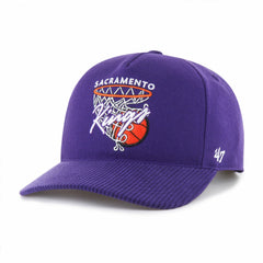 Sacramento Kings '47 Nothing But Net Hitch Adjustable Hat Purple | 47 brand
