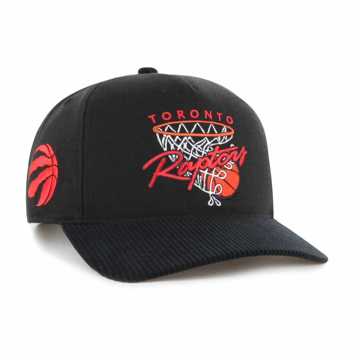 Toronto Raptors '47 Nothing But Net Hitch Adjustable Hat Black | 47 brand discount