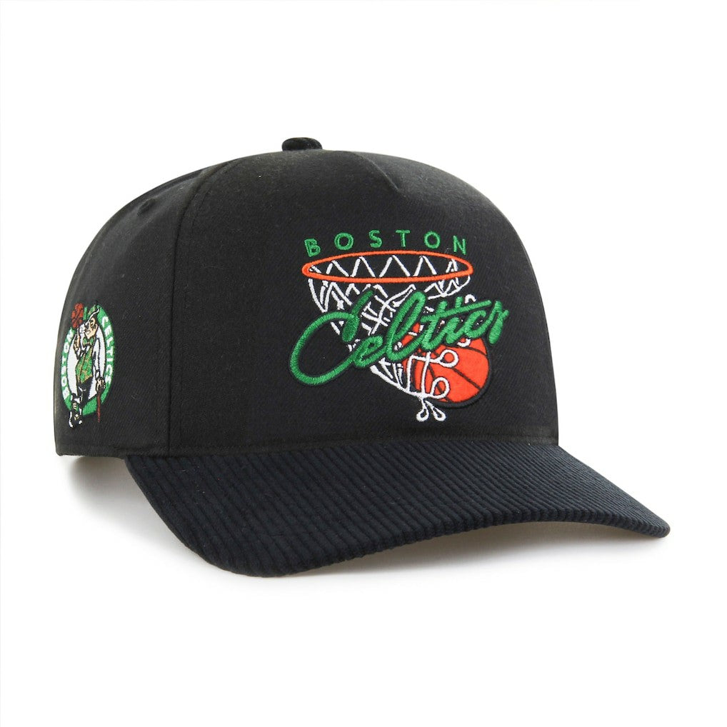 Boston Celtics '47 Nothing But Net Hitch Adjustable Hat Black | 47 brand Lifestyle