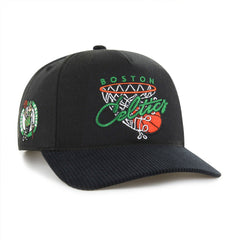 Boston Celtics '47 Nothing But Net Hitch Adjustable Hat Black | 47 brand Lifestyle