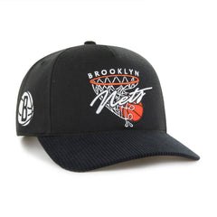 Brooklyn Nets '47 Nothing But Net Hitch Adjustable Hat Black | 47 brand discount