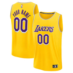 Los Angeles Lakers Youth Custom Fastbreak Jersey Icon Gold | Fanatics outlet