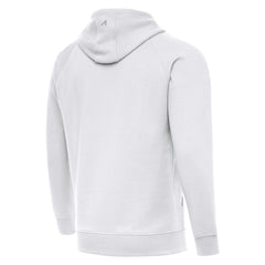 Los Angeles Lakers Antigua St. Patrick's Day Victory Raglan Pullover Hoodie White