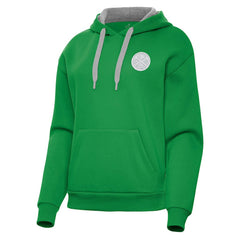 Denver Nuggets Antigua Women's St. Patrick's Day Victory Pullover Hoodie Kelly Green