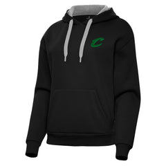 Cleveland Cavaliers Antigua Women's St. Patrick's Day Victory Pullover Hoodie Black