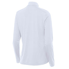 Philadelphia 76ers Antigua Women's St. Patrick's Day Intent Quarter-Zip Top White