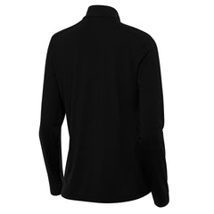 Sacramento Kings Antigua Women's St. Patrick's Day Intent Quarter-Zip Top Black