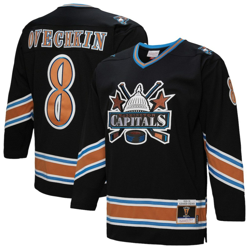 Alexander Ovechkin Washington Capitals Mitchell & Ness 2005/06 Power Play Jersey - Black - NHL 202644529