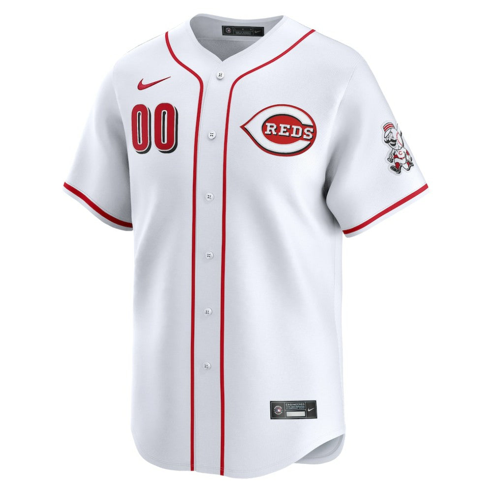 Cincinnati Reds Nike Home Limited Custom Jersey - White - Nike Online