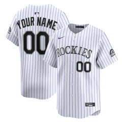 Colorado Rockies Nike Home Limited Custom Jersey - White - Nike Online