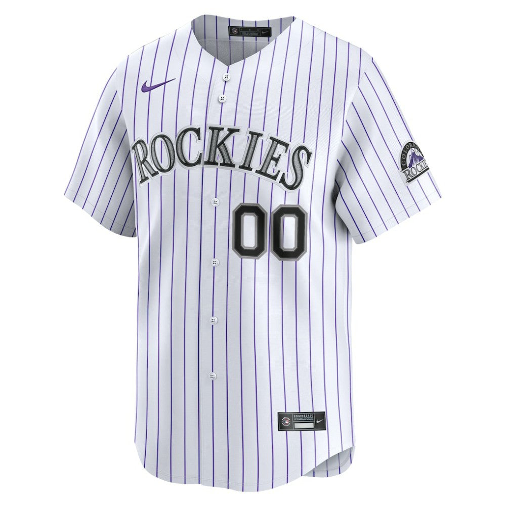 Colorado Rockies Nike Home Limited Custom Jersey - White - Nike Online