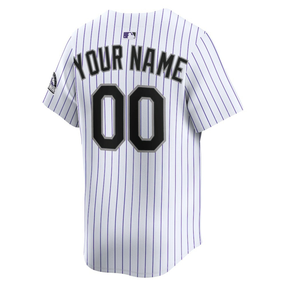 Colorado Rockies Nike Home Limited Custom Jersey - White - Nike Online