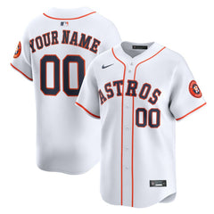 Houston Astros Nike Home Limited Custom Jersey - White - Nike Online