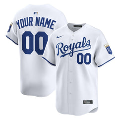 Kansas City Royals Nike Home Limited Custom Jersey - White - Nike Discount