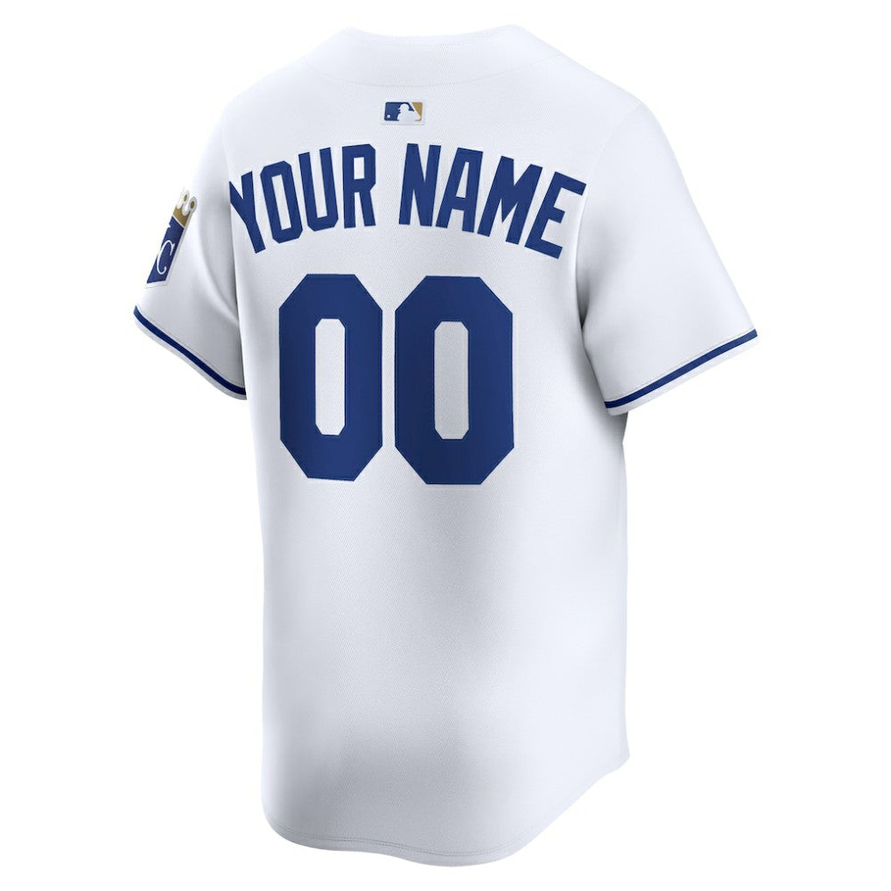 Kansas City Royals Nike Home Limited Custom Jersey - White - Nike Discount
