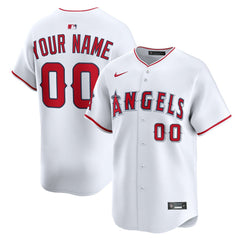 Los Angeles Angels Nike Home Limited Custom Jersey - White - Nike Discount