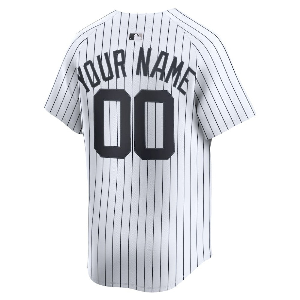 New York Yankees Nike Home Limited Custom Jersey - White - Nike Discount