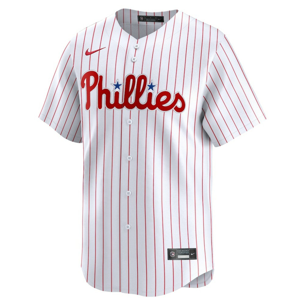 Philadelphia Phillies Nike Home Limited Custom Jersey - White - Nike on Sale