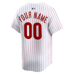 Philadelphia Phillies Nike Home Limited Custom Jersey - White - Nike on Sale