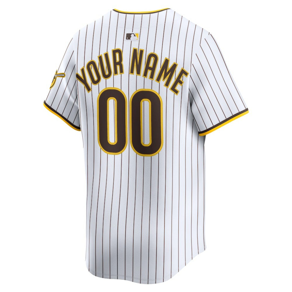 San Diego Padres Nike Home Limited Custom Jersey - White - Nike on Sale