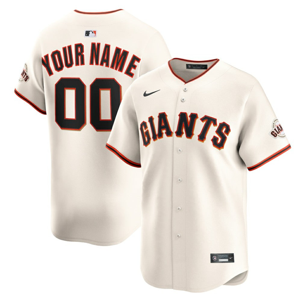 San Francisco Giants Nike Home Limited Custom Jersey - Cream - Nike Lifestyle