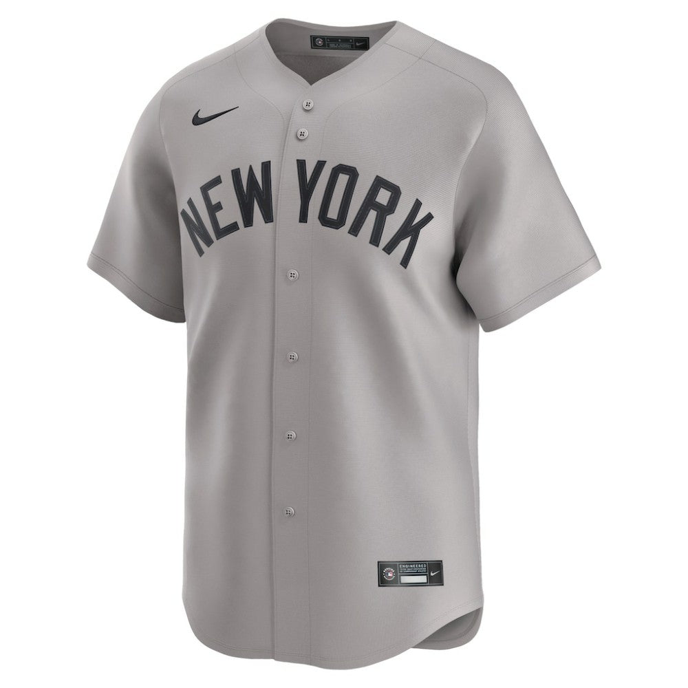 New York Yankees Nike Away Limited Custom Jersey - Gray - Nike Online