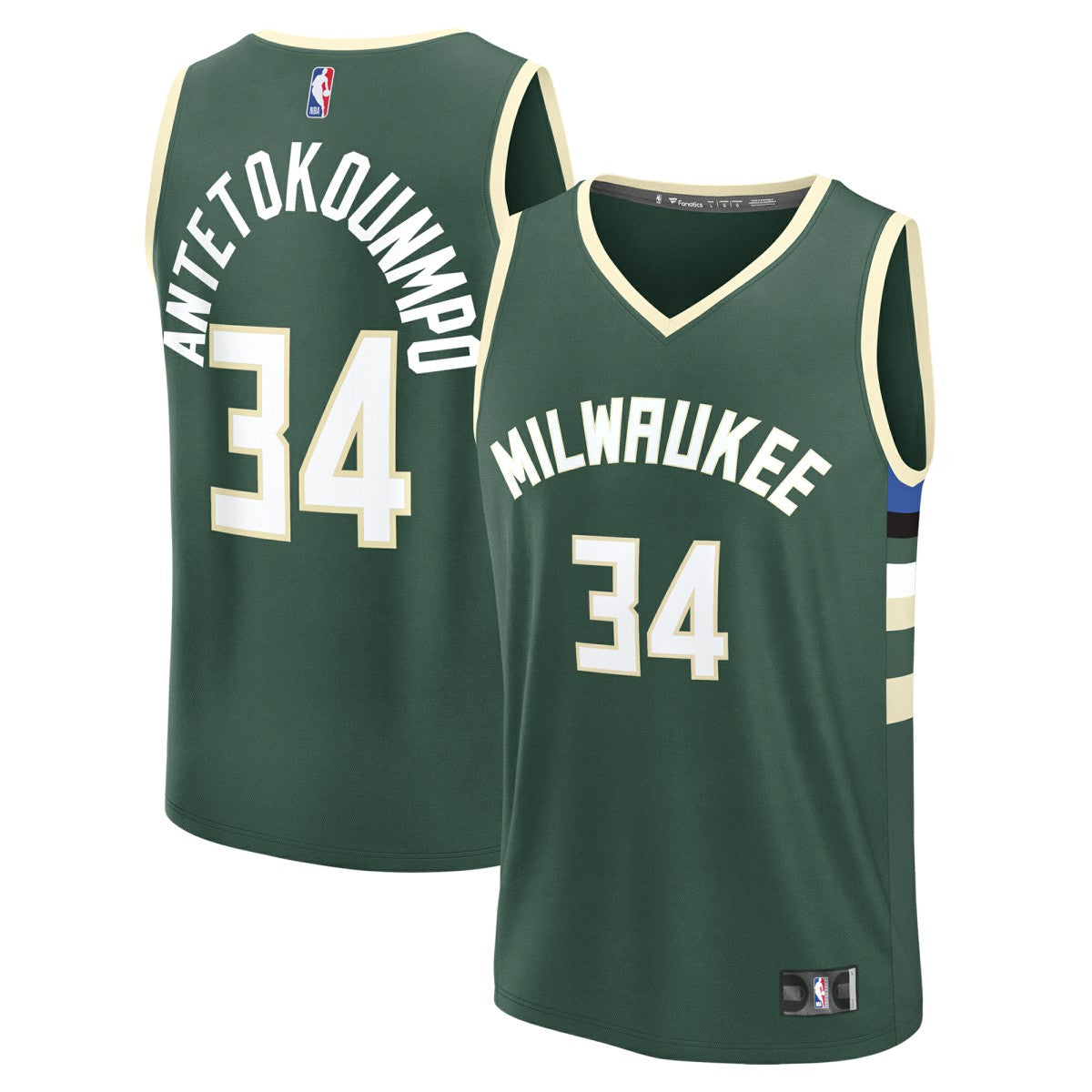 Giannis Antetokounmpo Milwaukee Bucks Fast Break Replica Player Jersey Icon Edition Hunter Green | Fanatics outlet
