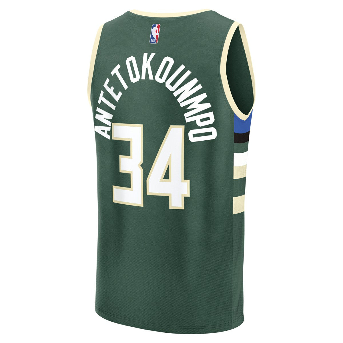 Giannis Antetokounmpo Milwaukee Bucks Youth Fast Break Replica Player Jersey Icon Edition Hunter Green | Fanatics for sale
