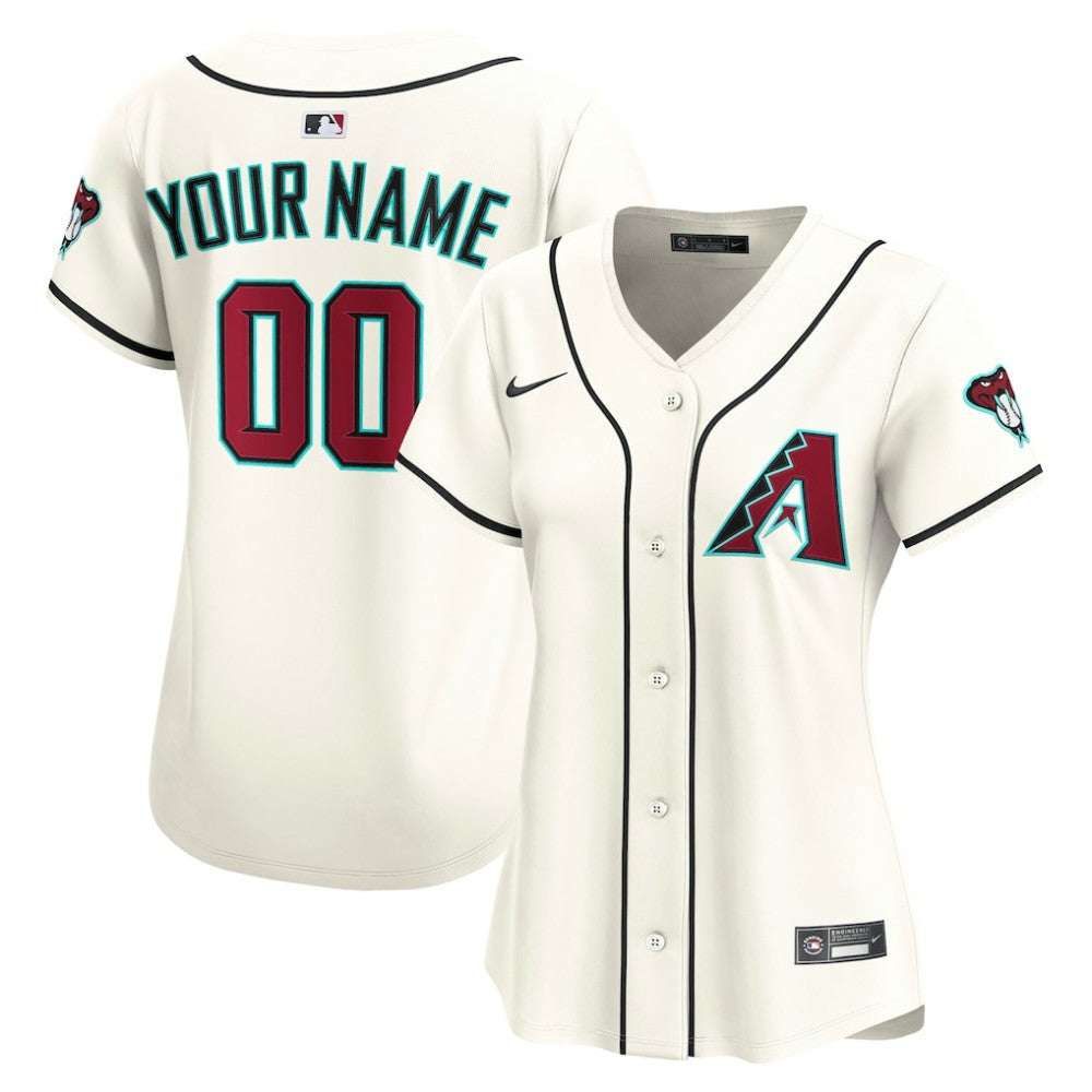 Arizona Diamondbacks Nike Women's Home Limited Custom Jersey - Cream - Nike Sale