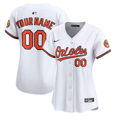 Baltimore Orioles Nike Women's Home Limited Custom Jersey - White - Nike Discount