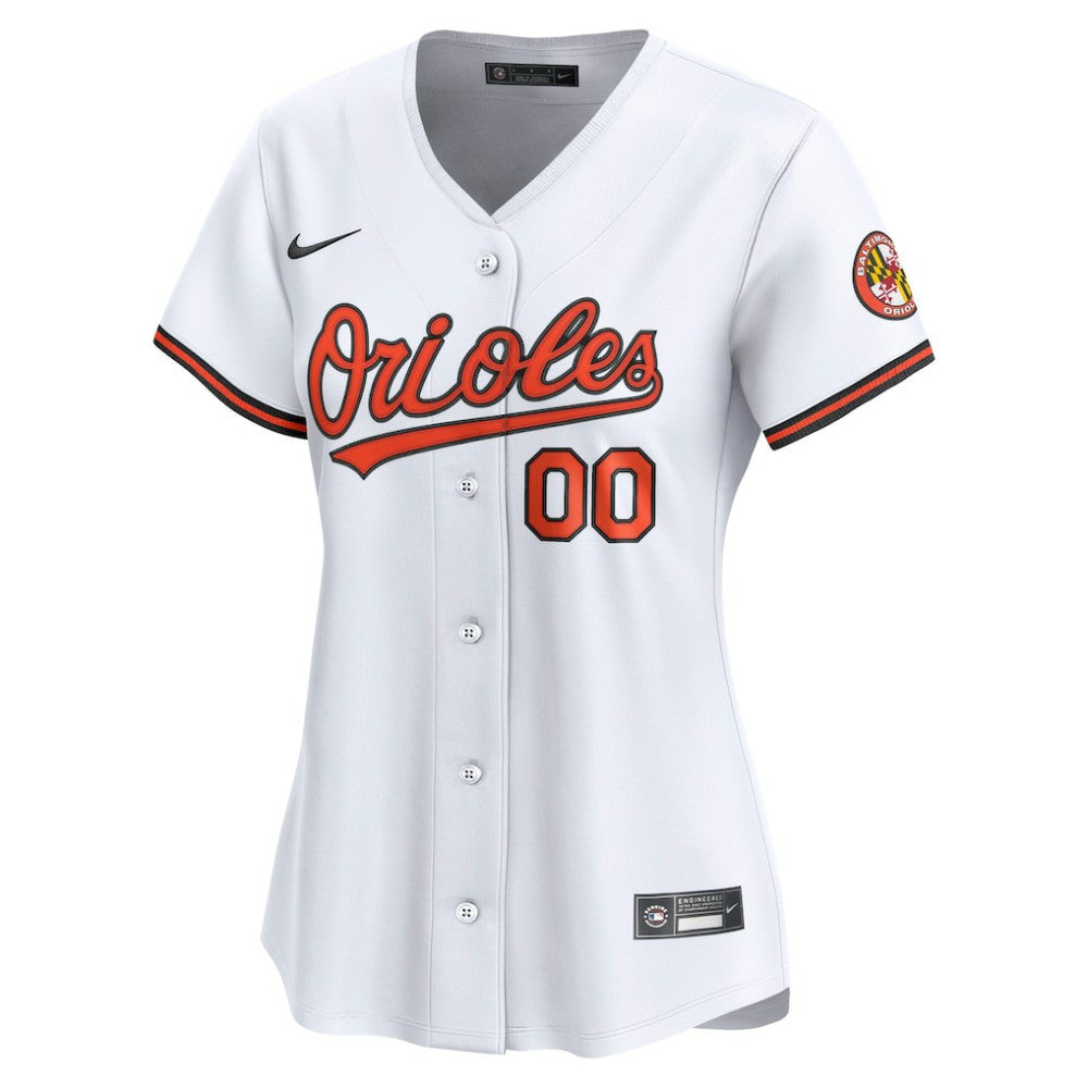Baltimore Orioles Nike Women's Home Limited Custom Jersey - White - Nike Discount